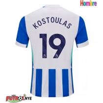 Camiseta Brighton Charalampos Kostoulas #19 Primera Equipación 2025-26 manga corta
